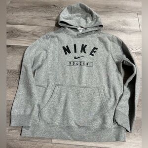 Nike Soccer Pullover Hoodie Boys Size Large Club Fleece